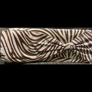 Beautiful m. andonia Los Angeles clutch. Coco zebra print.